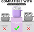 Airpods Case Cover 2&1 with Cleaner Kit,Soft Silicone Protective Cover for Apple AirPods 2nd/1st Generation Charging Case with Keychain,Shockproof...