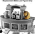 Replacement Part for Fisher-Price Little-People Noah's Ark Playset BMM06 - DKV14 - Replacement Male Lion Figure - Works with Other Sets Too - Chil...