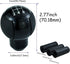 5 Speed Stick Shifter Knob Light PU Leather Gear Handle Car Ball Transmission Lever Head for Most Manual Automotive Vehicle (Black)...