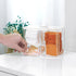 Qtip Holder, Cotton Pads Dispenser with Lid 3 in 1 Cotton Balls Swab Container Clear Acrylic Cosmetic Storage for Bathroom Countertop...