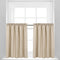 Valea Home Waffle Weave Textured Bathroom Window Curtains Water Repellent Short Curtains Window Covering Half Window Curtains Kitchen Tiers, Taupe...