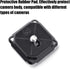 SUNWAYFOTO PM-38 38mm Bi-Directional 2 Axis QR Plate Arca Compatible Sunway...