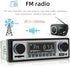 Single Din Car Radio Classic FM Radio,Bluetooth Car Stereo,Hands Free Calling, Aux-in,USB Playback,SD,Car MP3,Push to Talk Assistant,Digital Media...