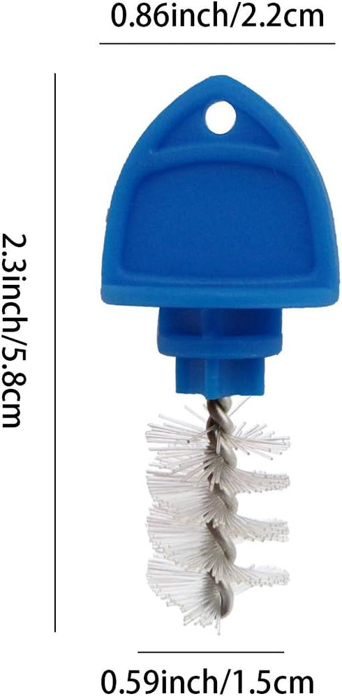 Beer Plugs Tap Brush,30 Pack Beer Faucet Tap Cleaning Plug Brush For Draft Beer Faucet Cap (Blue)...