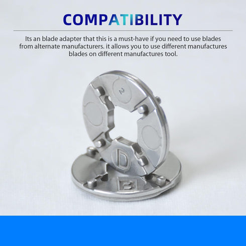 692496002 Oscillating Tool Adapter Compatible with jobmax heads R8223404 for Ryobi Blade Adapter Replacement PSL1MT01 MT100 NT1MT MT100G P570 P343...