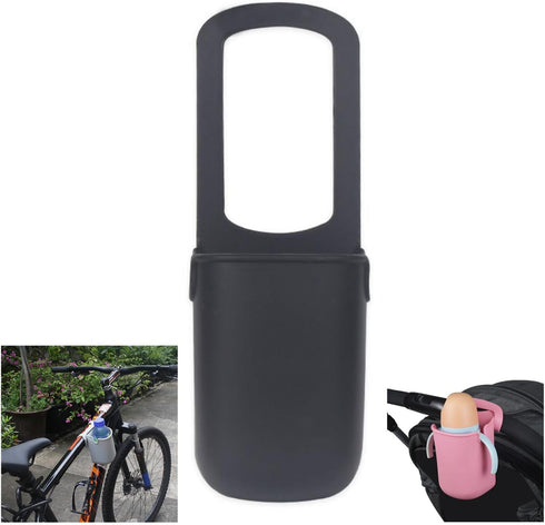 Stroller Cup Holder, Silicone Drink Holder for Stroller,Bike Water Bottle Holder,Removable Bottle Holder, Outdoor Universal Portable Cup Holder fo...