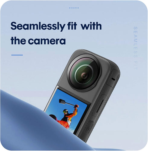 LICHIFIT Panoramic Lens Protector Cover Adhesive Lens Cap for Insta360 X3 Camera Sticky Lens Guards Accessories...