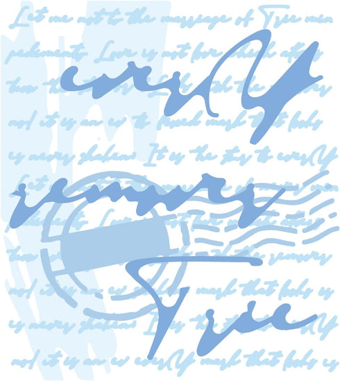 Sizzix Layered Reusable Crafts 4PK Scroll Text by Olivia Rose | 664916 | Chapter 4 2022 Stencils, Mulitcolour...