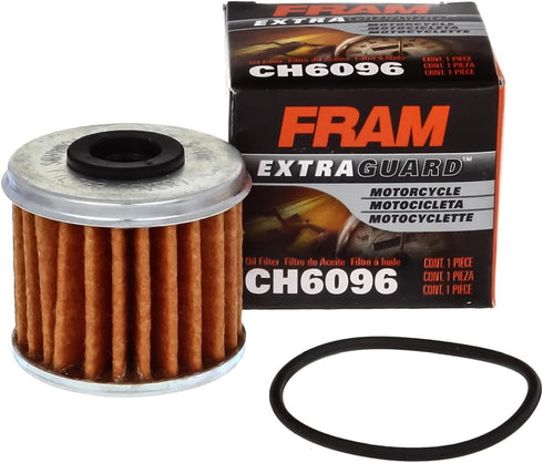 FRAM Extra Guard CH6096 Motorcycle/ATV Replacement Oil Filter, Fits Select Honda and Polaris Models...