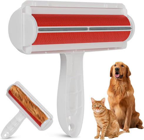 Omega Sun Roller Pet Hair Remover, Dog & Cat Fur Remover, Reusable Lint Roller - Cat and Dog Hair Remover for Furniture, Couch, Carpet, Clothing a...