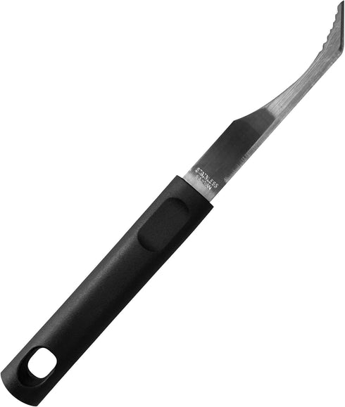 Better Houseware Black Handle Shrimp Deveiner and Sheller, 4" Blade and 12" Total Length - Stainless Steel Blade Shells and Deveins...