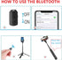66" Selfie Stick Tripod for Cell Phone & Camera, All in 1 Expandable Phone Tripod with Remote Control and Rotate Phone Holder, Portable Tripod for...