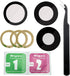 3 Pcs Back Camera Lens Glass Replacement for iPhone 13 Pro 6.1 Inch / 13 Pro Max 6.7 Inch, Original Rear Lens Glass Replacement with Adhesive Prei...