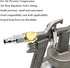 Quickun Pneumatic Brass In-Line Air Flow Regulator Valve, 1/4" NPT Male & Female, Air Pressure Compressor Tool...