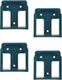 StealthMounts Makita Battery Holders 18v | Makita Battery Mounts for Makita 18v Power Tools | 4 Pack | Blue Makita Battery Organizer...