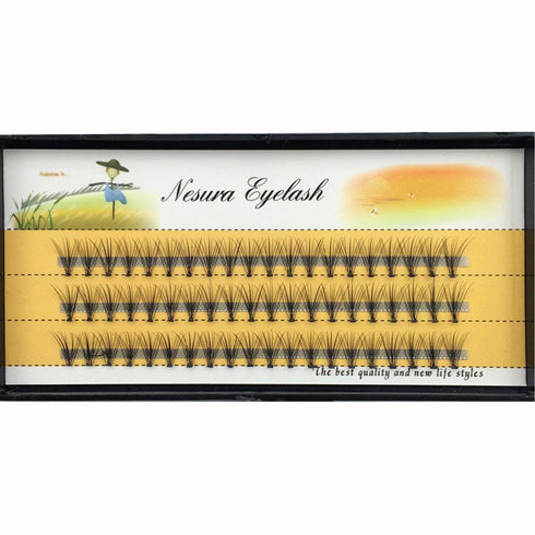 BODERMINCER 10D 60pcs Black Handmade False Eyelashes Natural Long Individual Eyelashes Extension Fake Lashes Makeup Beauty Cosmetic (13mm)...