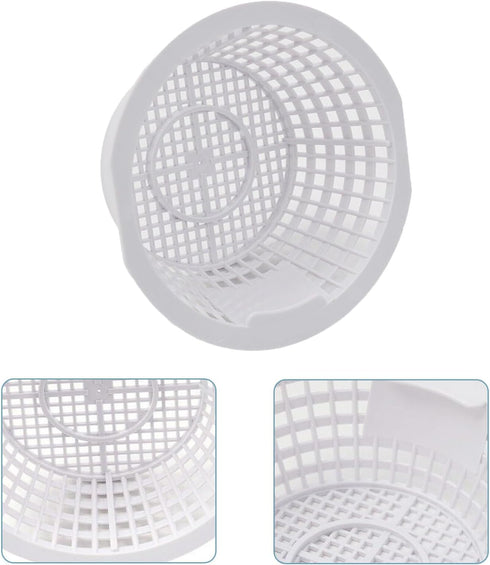 Swimming Pool Plastic Skimmer Replacement Basket, Skimmer Basket for Above Ground and in Ground Swimming Pool Replacement Parts, Pool Supplies Ski...