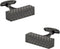 Cuff-Daddy Diamond Bar Gunmetal Cufflinks with Presentation Box...