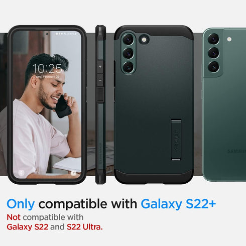 Spigen Tough Armor Designed for Galaxy S22 Plus Case (2022) - Abyss Green......