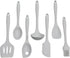 Chef Craft Premium Silicone Cooking Ladle, 11.25 inch, Gray...