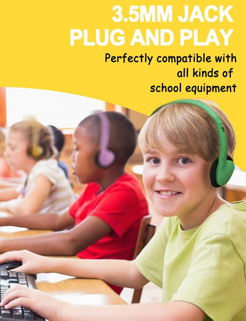 8 Pack Kids Headphones Bulk for Classroom School Students Children Teens Boy Girl (8 Mixed Colors)...