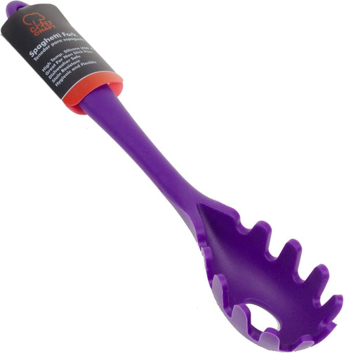 Chef Craft Premium Silicone Spaghetti/Pasta Fork, 11.5 inch, Purple...