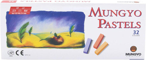 MUNGYO Non Toxic Square Chalk, Soft Pastel, 32 Colors...