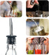 Swpeet 15 Pcs Stainless Steel Liquor Bottle Speed Pourers Tapered Spout with Rubber Dust Caps Perfect for Pubs, Clubs, Restaurants, Bars, Coffee S...