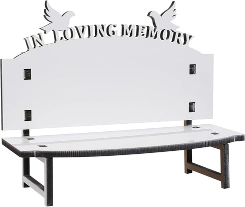 Ipetboom Office Practice White Embryo DIY Crafts Sublimation Blank Chair Decor Table Ornament DIY Chair Craft Sublimation Photo Bench Sublimation ...