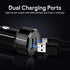 Compatible with Volkswagen Jetta Sprint 2019 2020 2021 2022 2023 Wireless Charger Pad Silicone Dual Charging Ports 15W Adapter for Smartphone Phon...
