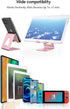 Desk Cell Phone Stand, Phone Holder, Desktop Phone Cradle Dock for iPhone 14 13 12 pro 11 X Xs max 8 7 6 6s Plus SE 5 5S Samsung All Smart Phones,...