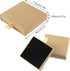 2Pcs Jewelry Gift Box Bracelet Gift Boxes Cardboard Jewelry Box Square Necklace Earring Bracelet Gift Box Kraft Organizer Storage Box for Jeweller...
