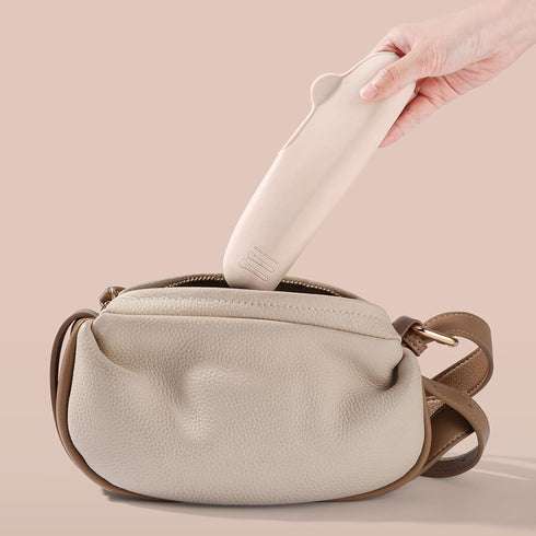 Makeup Brush Holder,Silicone Makeup Brush Organizer with Clasp Closure,Portable Makeup Tools Organizer,Multi-Function Cosmetic Brush Case for Vani...