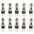 F Type RG11 Coax Cable Compression Fitting/Connector with Weather Seal O Ring 10PACK...