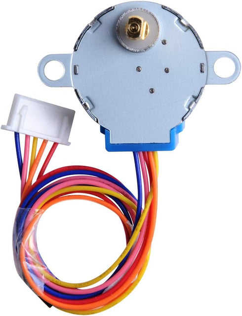 GeeekPi 5 Pack Geared Stepper Motor 28BYJ-48 5V Stepper Motor + Uln2003 Motor Driver Board + Dupont Wire Jumper Wires Ribbon Cables Compatible wit...