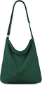 Kememo Corduroy Hobo Bag Crossbody Tote Bag with Zipper, Large Capacity Shoulder Bag Handbags Shopping Bag for Women...