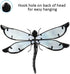 LIFFY Metal Dragonfly Wall Decor - Outdoor Garden Art for Patio, Living Room, Bedroom - Dragonfly Gifts (14inch, Metal & Glass)...