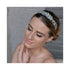 EVER FAITH Women's Austrian Crystal Wedding Flower Cluster Hair Band Clear Silver-Tone...