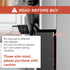Mom's Choice Gold Awards Winner - EUDEMON 1 Pack Childproof Oven Door Lock, Oven Front Lock Easy to Install & Heat-Resistant Material no Tools Nee...
