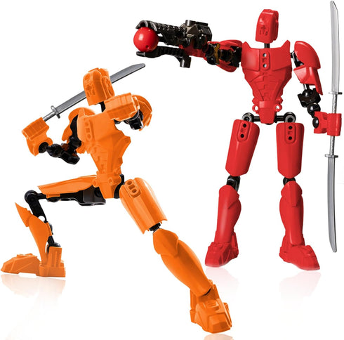 T13 Action Figure, T13 Action Figure 3D Printed Multi-Jointed Movable, Lucky 13 Action Figure, 13 Action Figure Dummy 13 Action Figure,Desktop Dec...