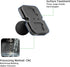 FANAUE Universal Phone Holder with Shock Absorber Detachable B Size 1" Ball for RAM Mounts (SA-01)......