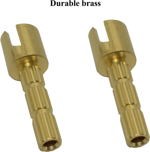 2 Pcs 970-0770 Stem Adapter with Screw for Faucet, Plumbing Equipment Replacement, Brass...