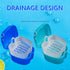 Denture Cleaner Box and Brush Set - 2 Pack Denture Bath Case with Basket + 2 Pack Denture Brush, Portable Denture Retainer Storage Box, False Teet...
