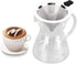 SALUTUY Coffee Kettle, Drip Glass Coffee Maker 400ml Great Gift Accurate Brewing Control Coffee Maker Premium Coffee Brewing Tool for Perfect Cup ...