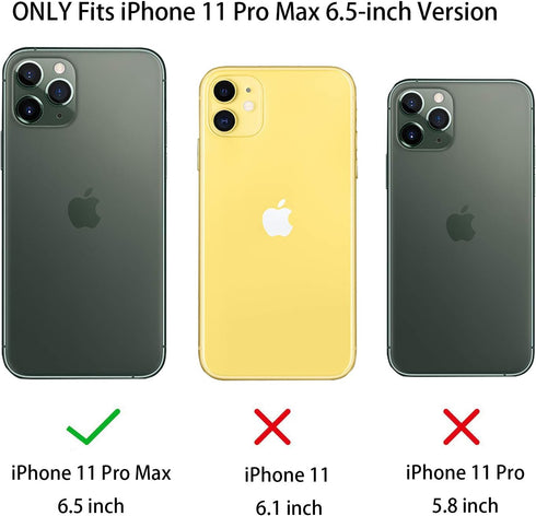 J.west for iPhone 11 Pro Max Opal Case, iPhone 11 Pro Max Phone Case Translucent Clear Women Girl Sparkly Thinfoil Protective Case Cover for iPhon...