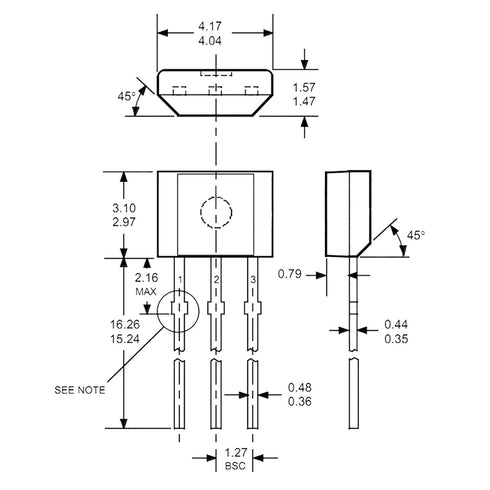 Gikfun A3144/OH3144/AH3144E Hall Effect Sensor Magnetic Detector for Arduino (Pack of 20pcs) EK1325...