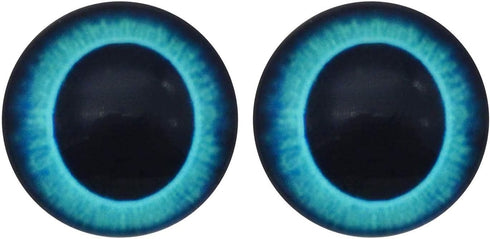 50 Pairs 8mm Glass Owl Unicorn Animal Eyes for Art Dolls Sculptures Props Masks Fursuits Taxidermy Jewelry Making Flatback...
