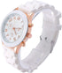 Unisex Silicone Gel Ceramic Style Jelly Band Classic Watch Black...