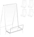 TRIMOU Clear Acrylic Book Stand with Ledge - Display Easel for Books, Pictures, Albums, Comic Books, CDs, Artworks, Tablets or Other Items (Small)...