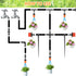 Drip Irrigation Fittings Kit for 1/4" Tubing, 240 Pcs Drip Line Connectors for Drip Systems - Nozzles, Micro Drips, Single barbs, 4 Way Connectors...